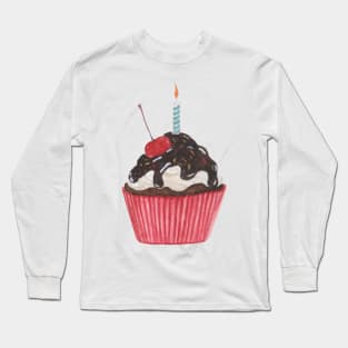 Birthday cupcake Long Sleeve T-Shirt